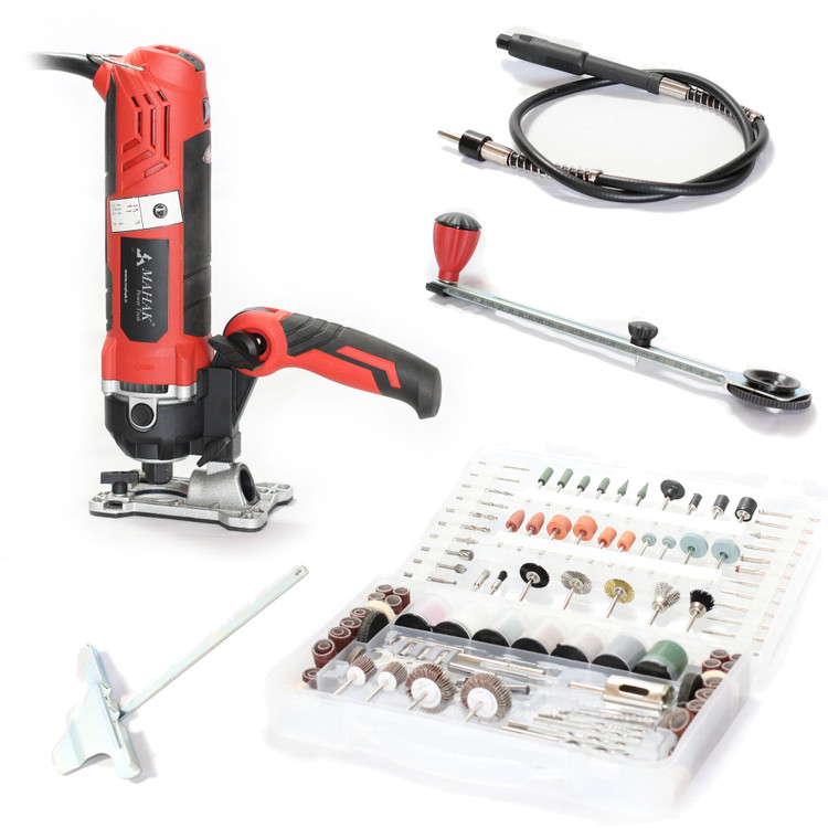 فرز همهکاره محک مدل MRT-550 به همراه کیت کامل ۲۸۲ قطعه ابزار جانبی