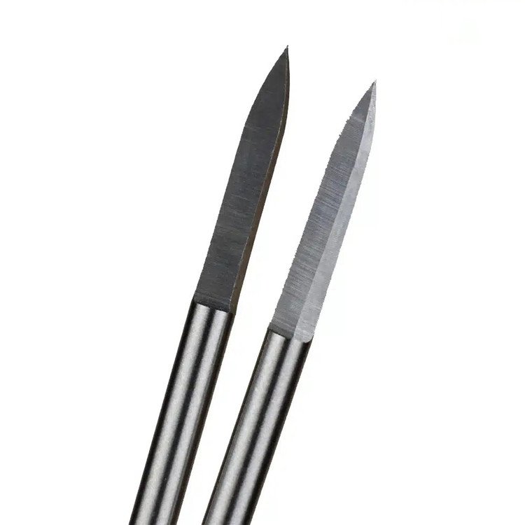 چوب ساب شمشیری ۲ پر با بدنه HSS، مناسب فرز مینیاتوری برای شیارزنی و کارهای ظریف چوبی