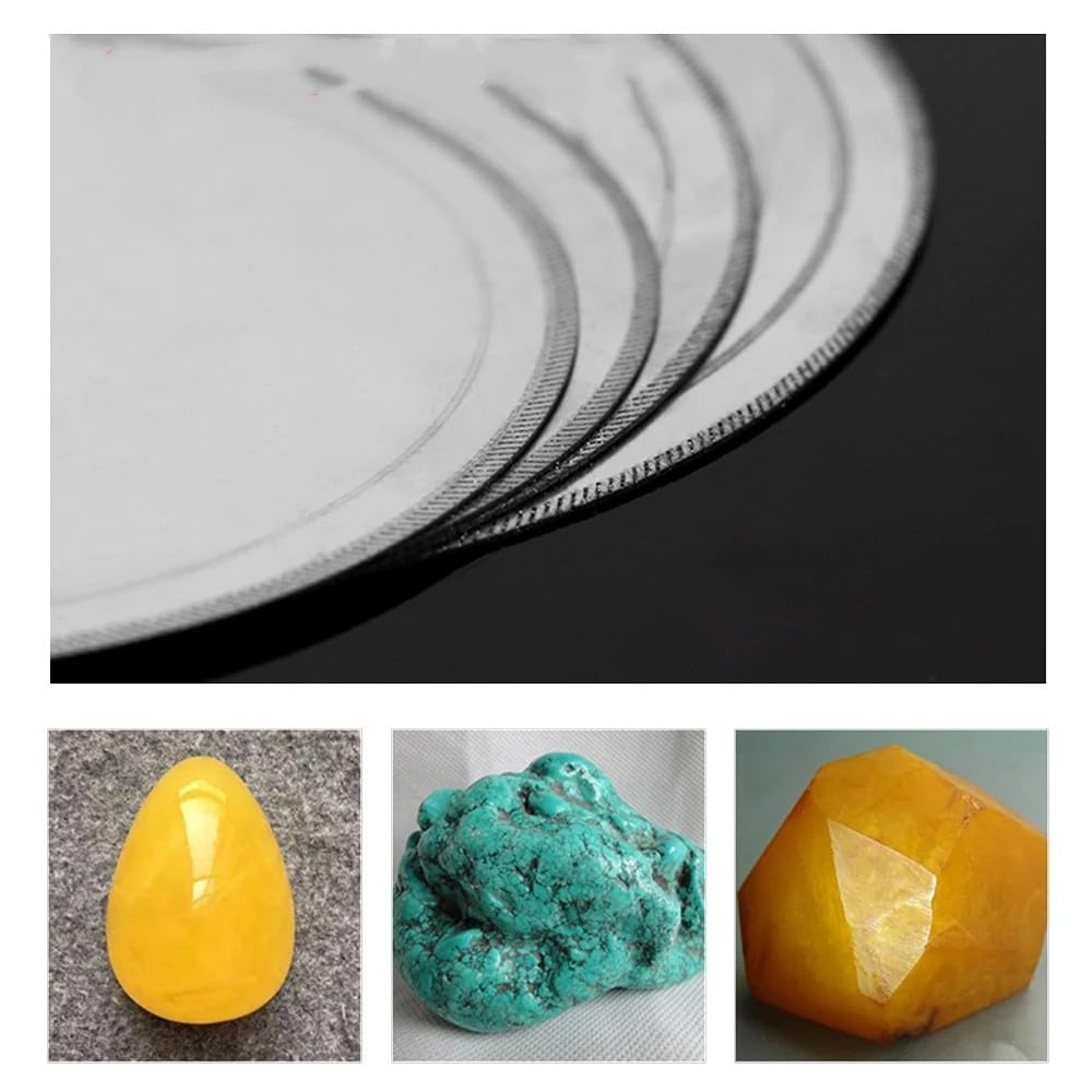 صفحه نازک بر یا عقیق بر تیغه الماسه بسیار ظریف برای برش دقیق سنگ های قیمتی با کمترین پرتی و سطحی صاف و تمیز است