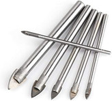 مته نیزه ای دو پر مخصوص سوراخ شیشه