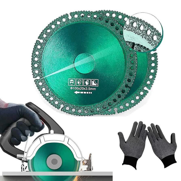 دیسک برش الماسه چندمنظوره 100 میلیمتری؛ برش سریع، دقیق