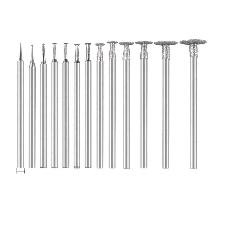 فرز پودری کروی مینیاتوری پایه ۲.۳۵ میلیمتر ابزاری دقیق و پرکاربرد برای حکاکی، تراش و پرداخت ظریف.