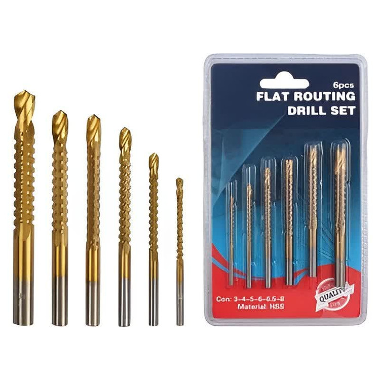 ست مته برش ۶ عددی چوب مناسب چوب و پلاستیک