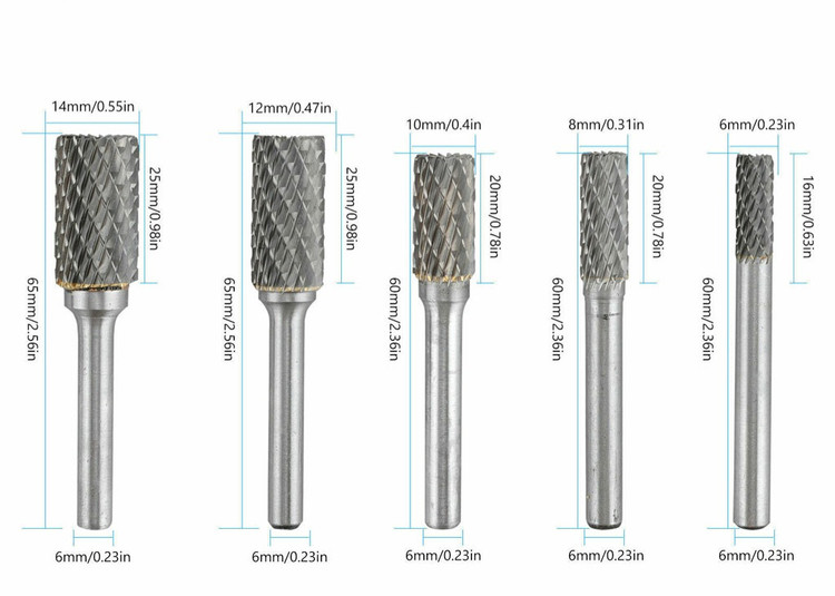 فرز فرم استوانهای (Cylinder Burr) یکی از پرکاربردترین ابزارهای براده برداری، فرم دهی و حکاکی روی فلزات، چوب و مواد سخت است.