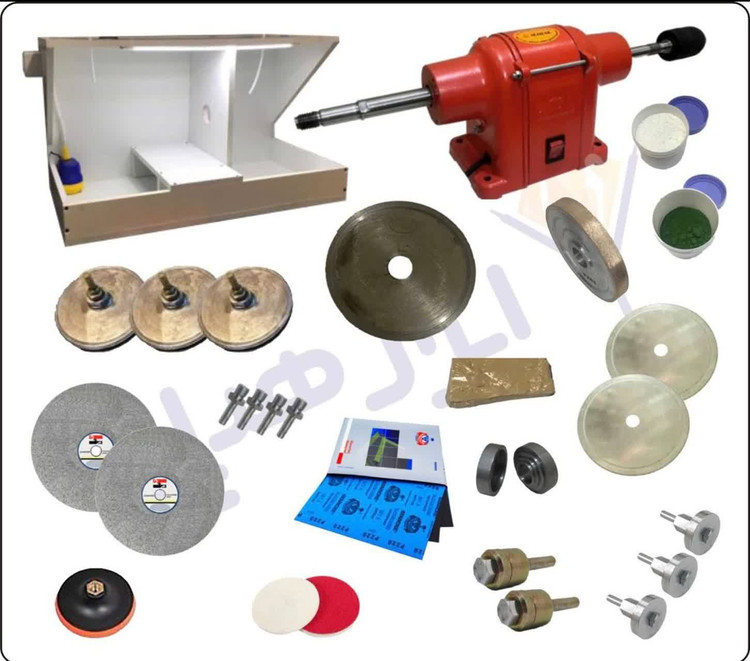 دستگاه تراش سنگ (پکیج حرفه ای گوهرتراشی) 500 وات کد 25